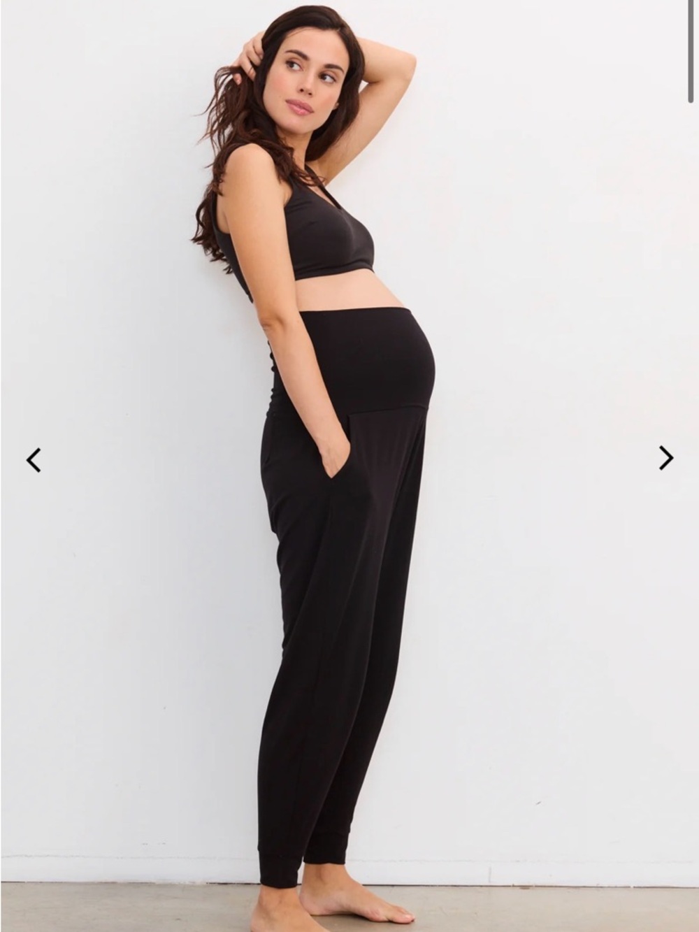 Hatch Maternity Black Jogger Lounge Pants